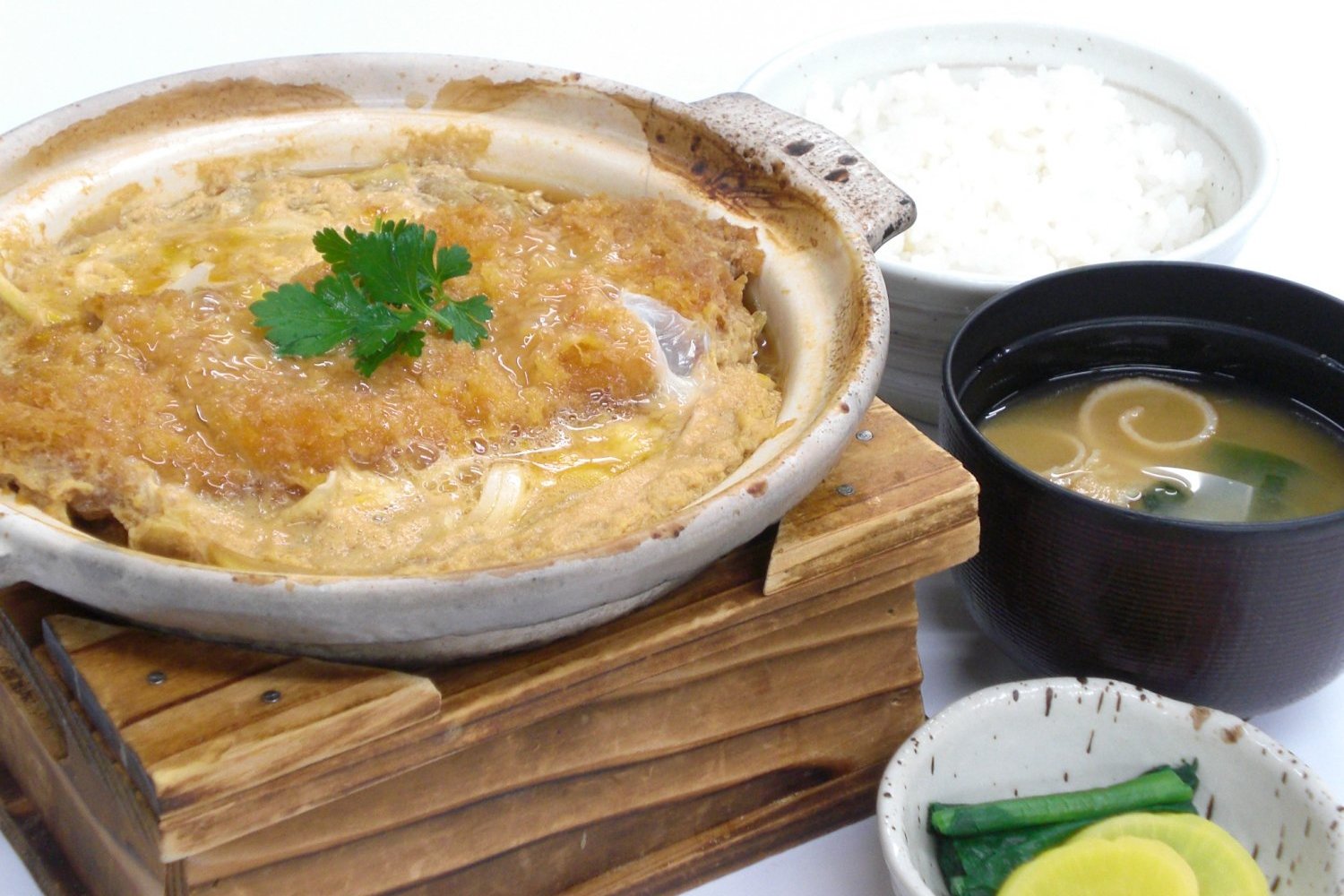 幻豚ロースカツ煮膳