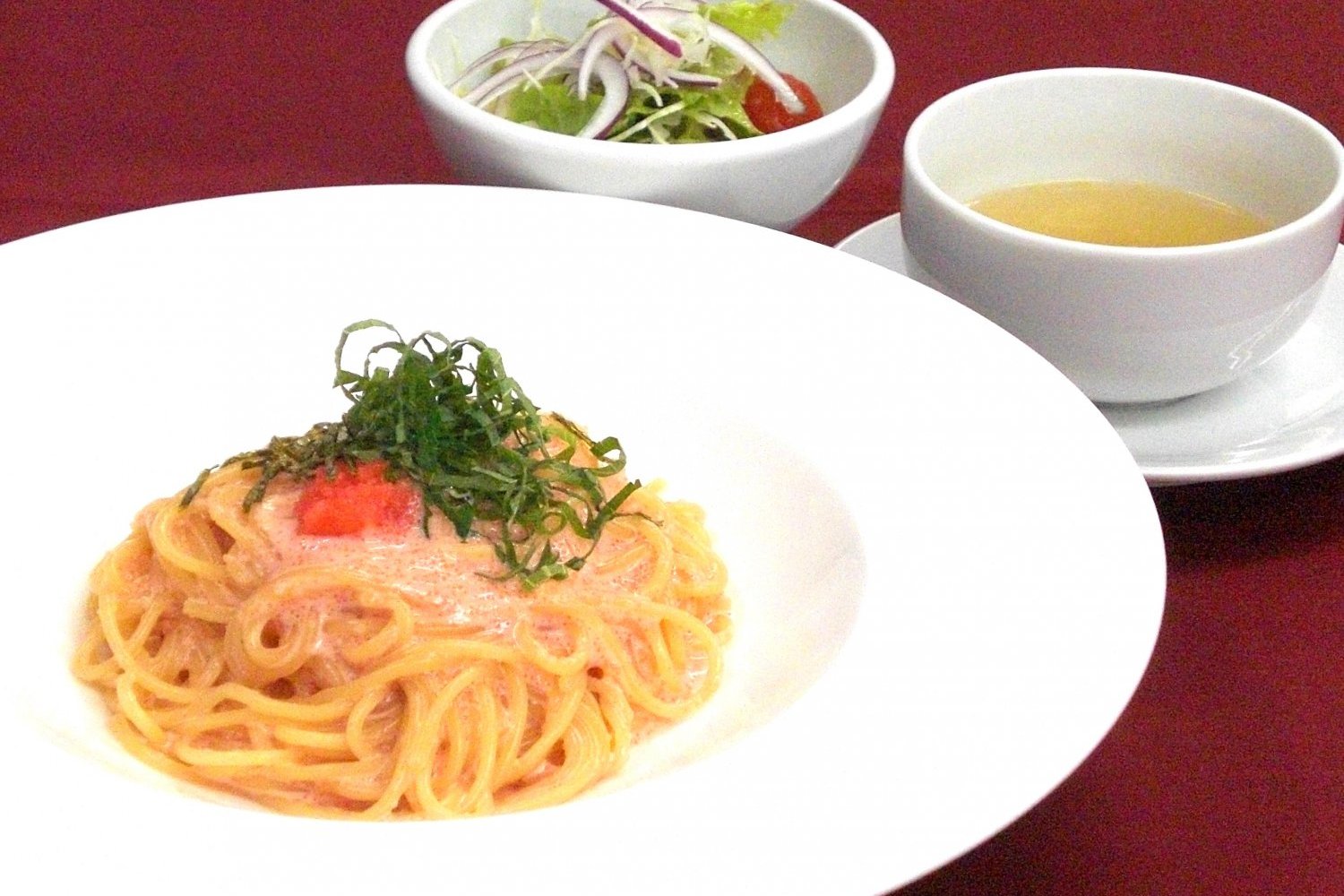 明太子クリームパスタ