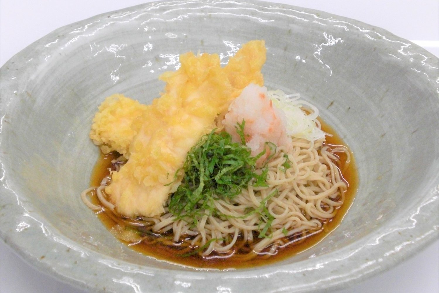 鶏天梅おろし蕎麦