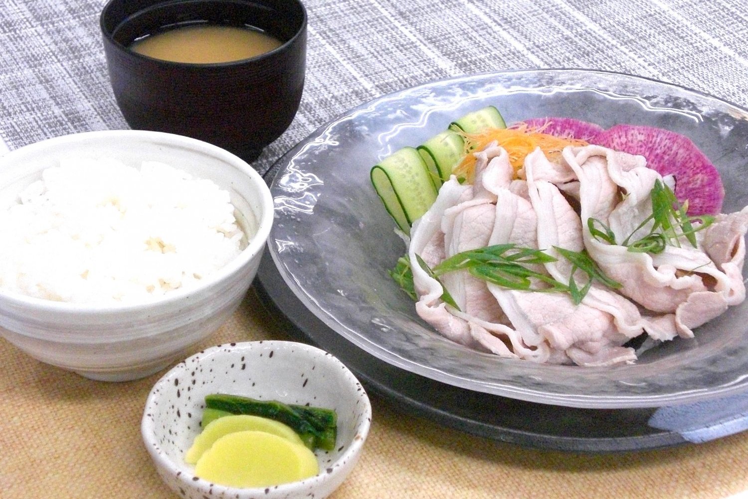 豚ロースの冷しゃぶ膳